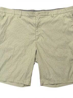 Tommy Bahama Barbados Pro Vista Check Shorts Mens 46 LG Performance Golf Beige